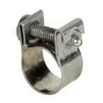 Abrazadera Tornillo y Tuerca banda AISI de 9mm de ancho